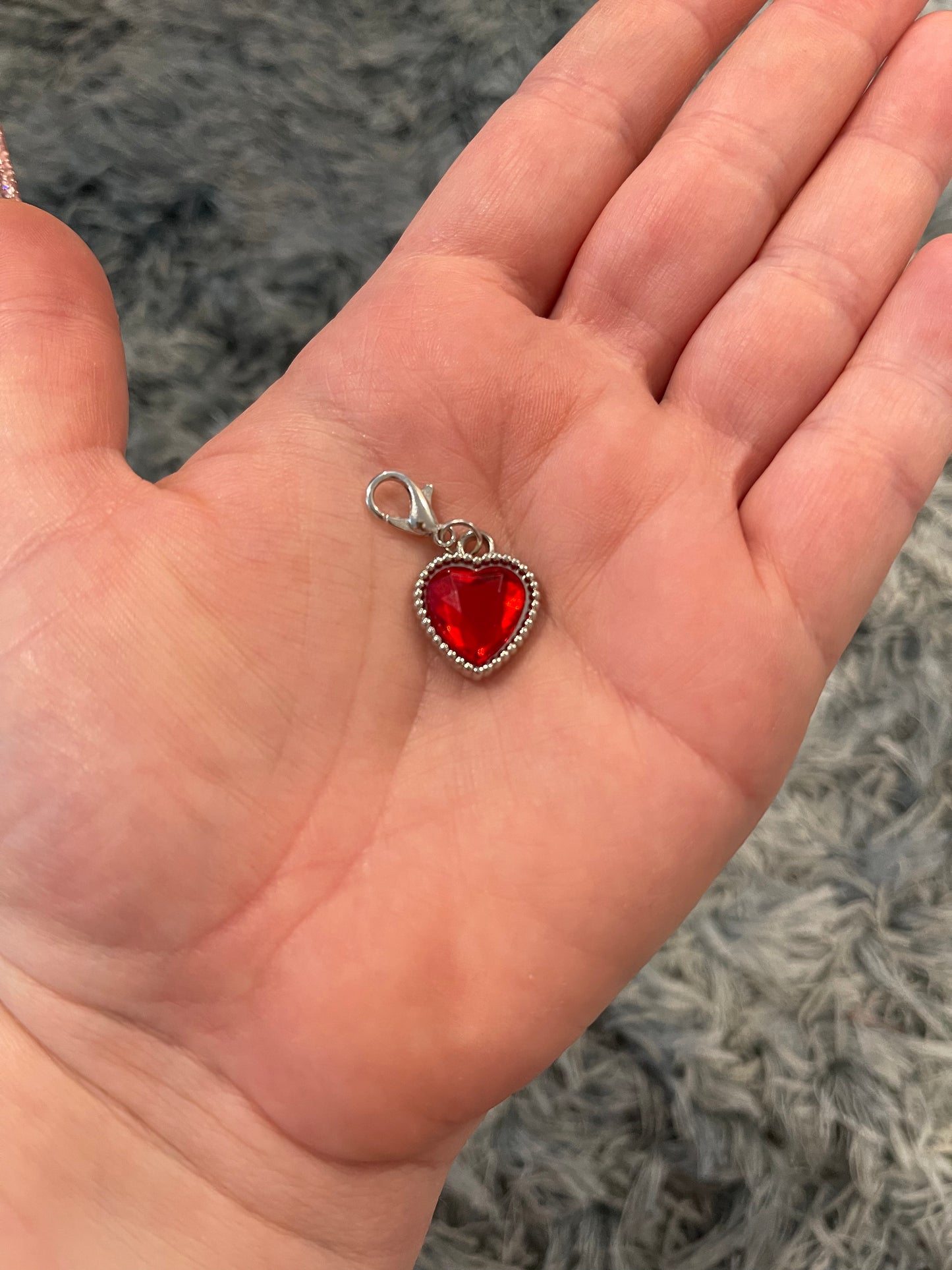 Mini Heart key dangle