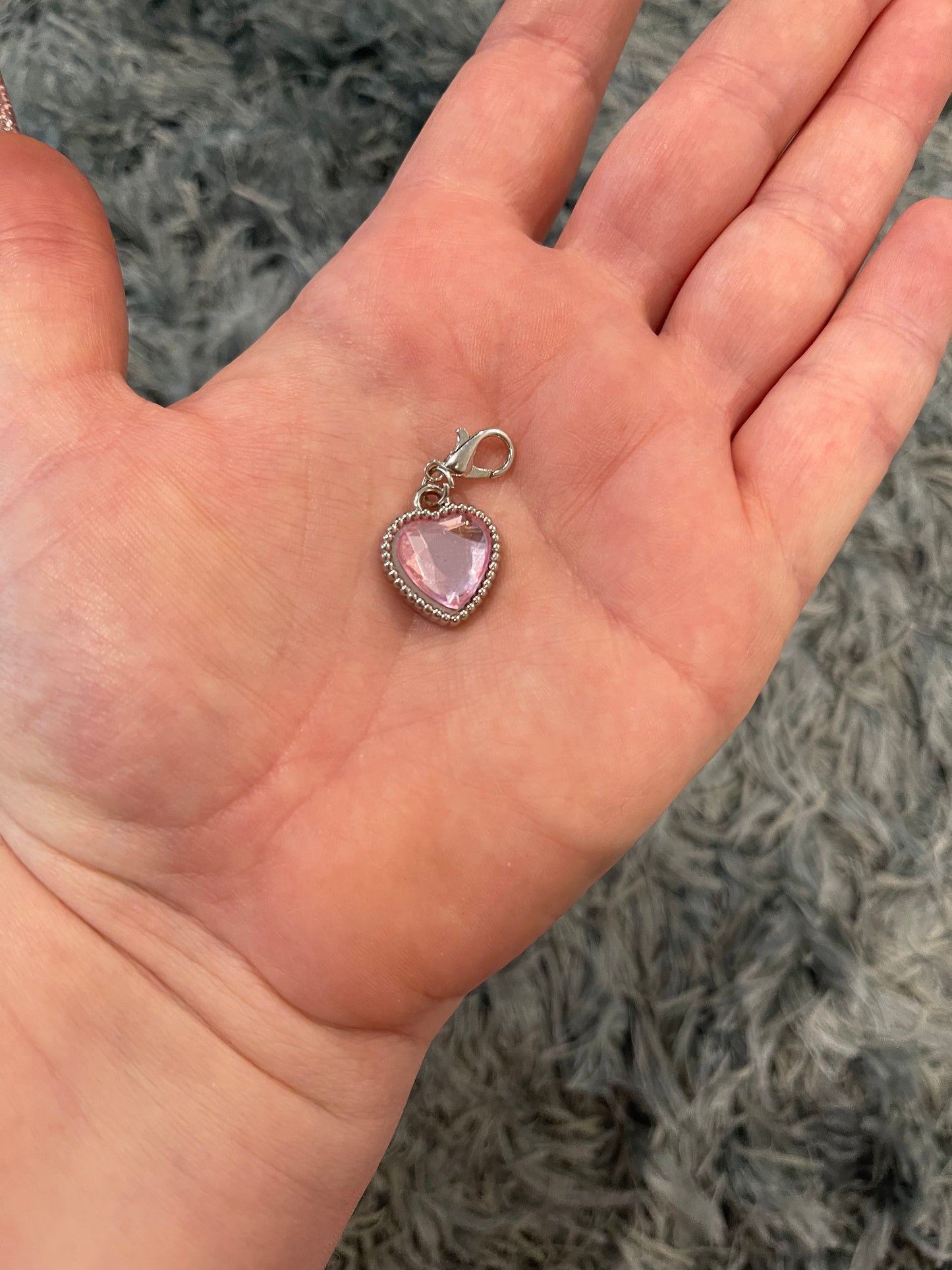 Mini Heart key dangle