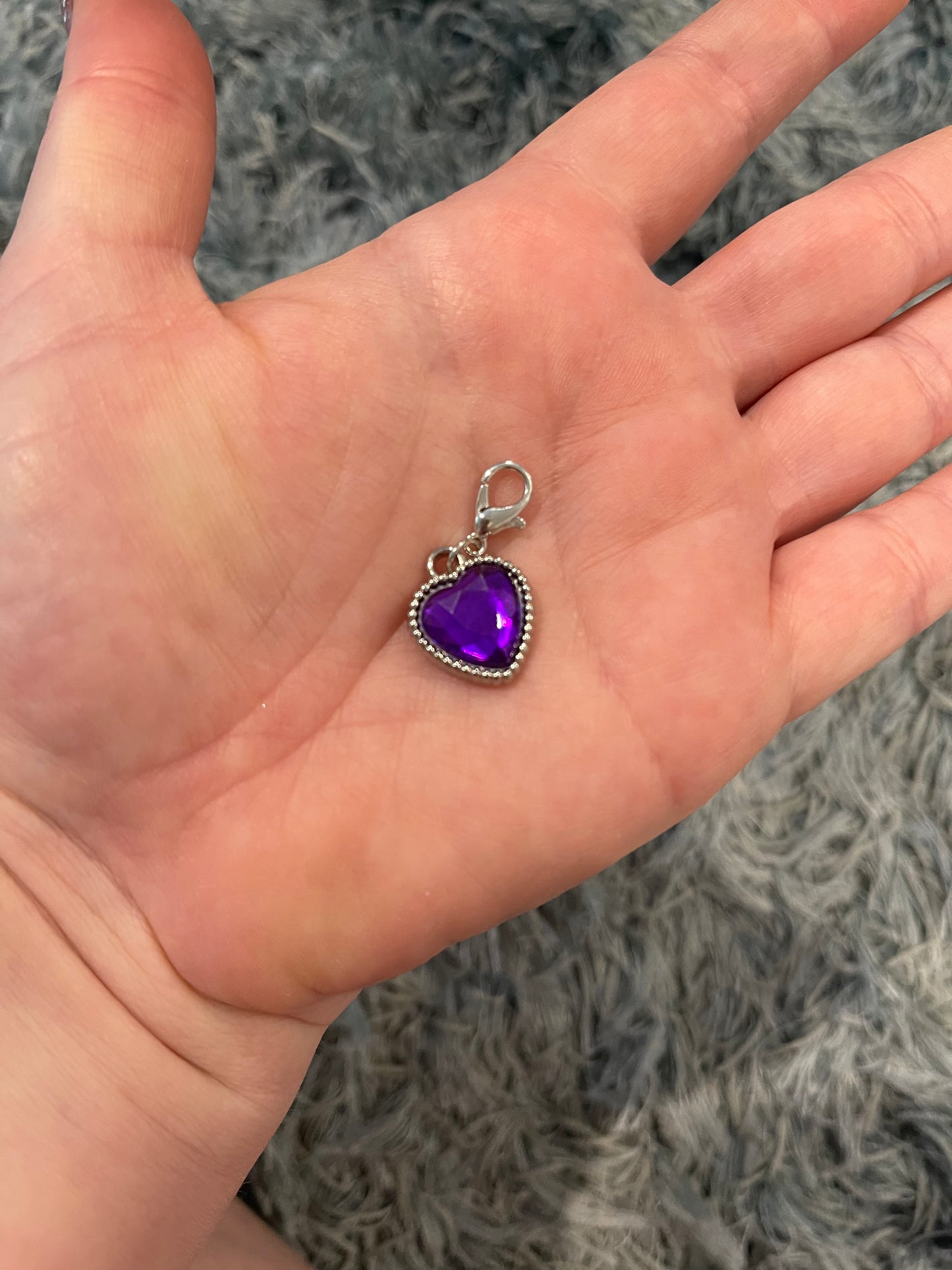 Mini Heart key dangle