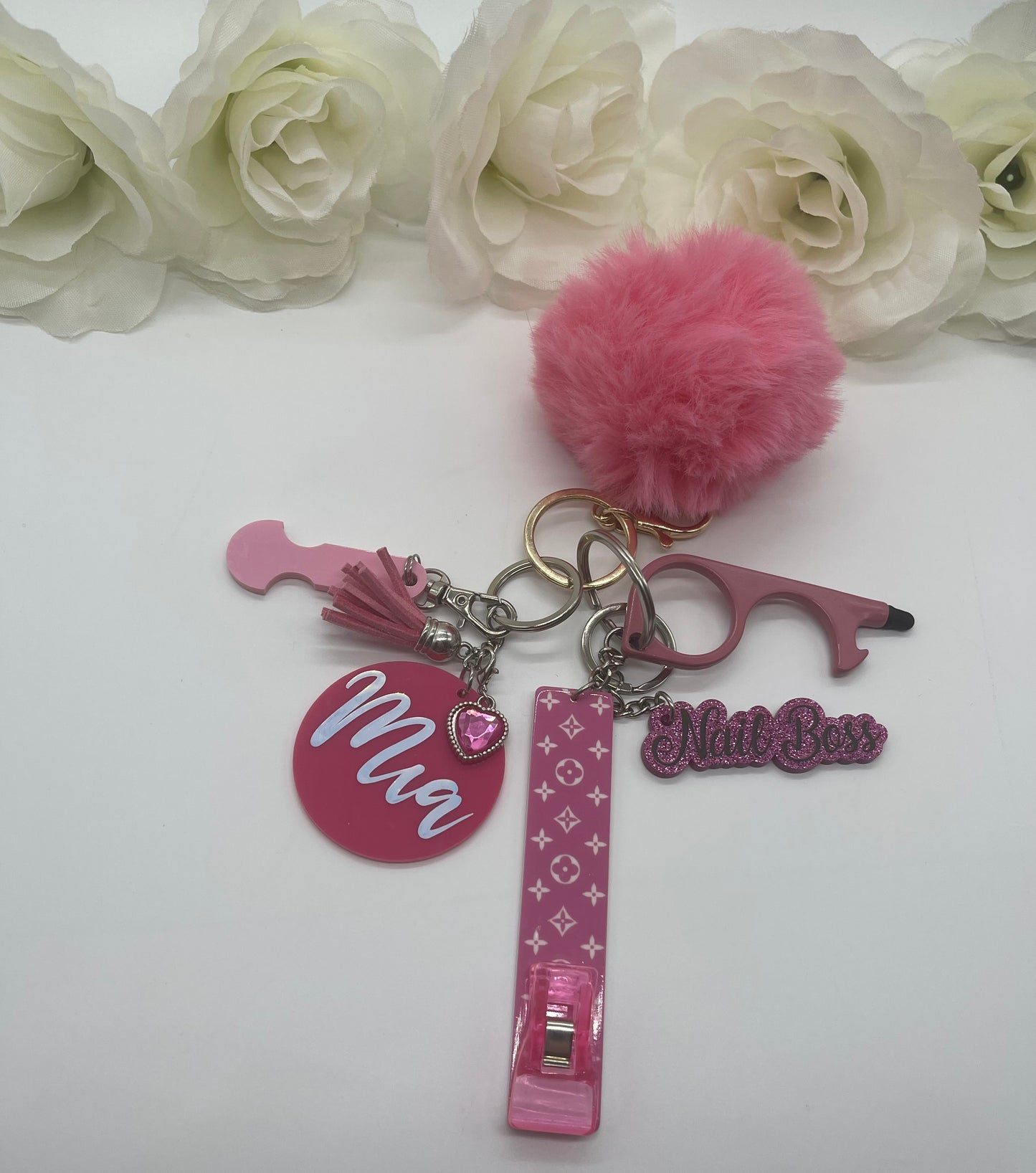 Nail boss keyring