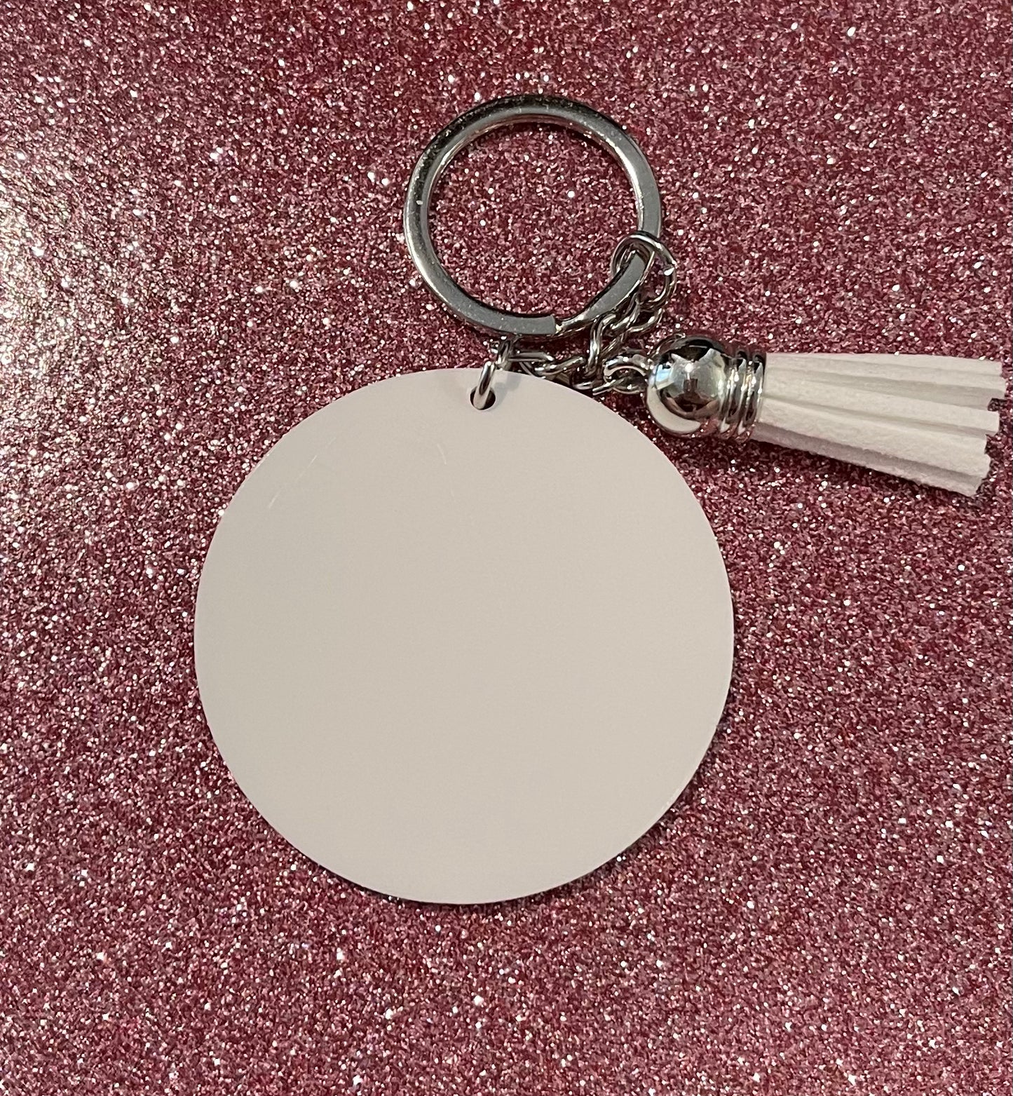 Acrylic customised keyring