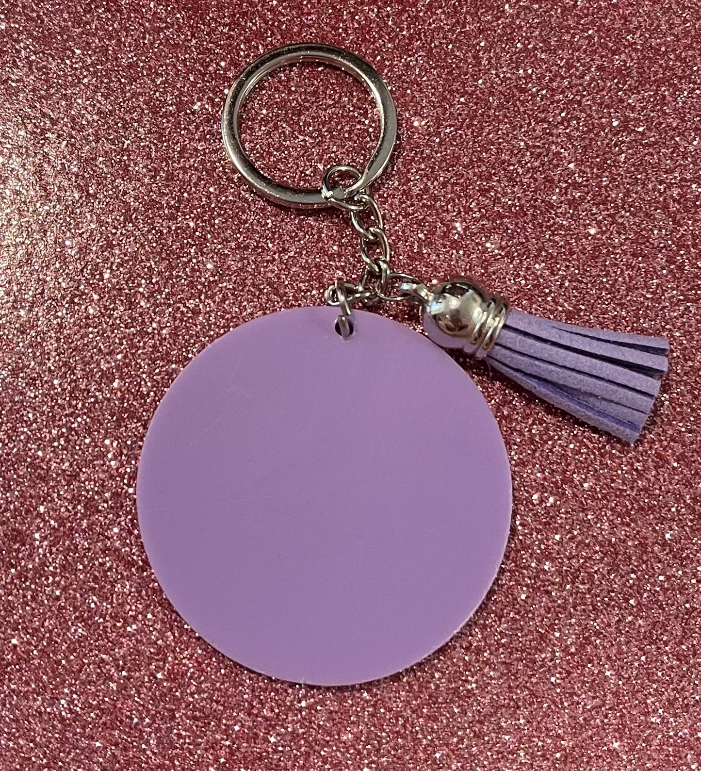 Acrylic customised keyring