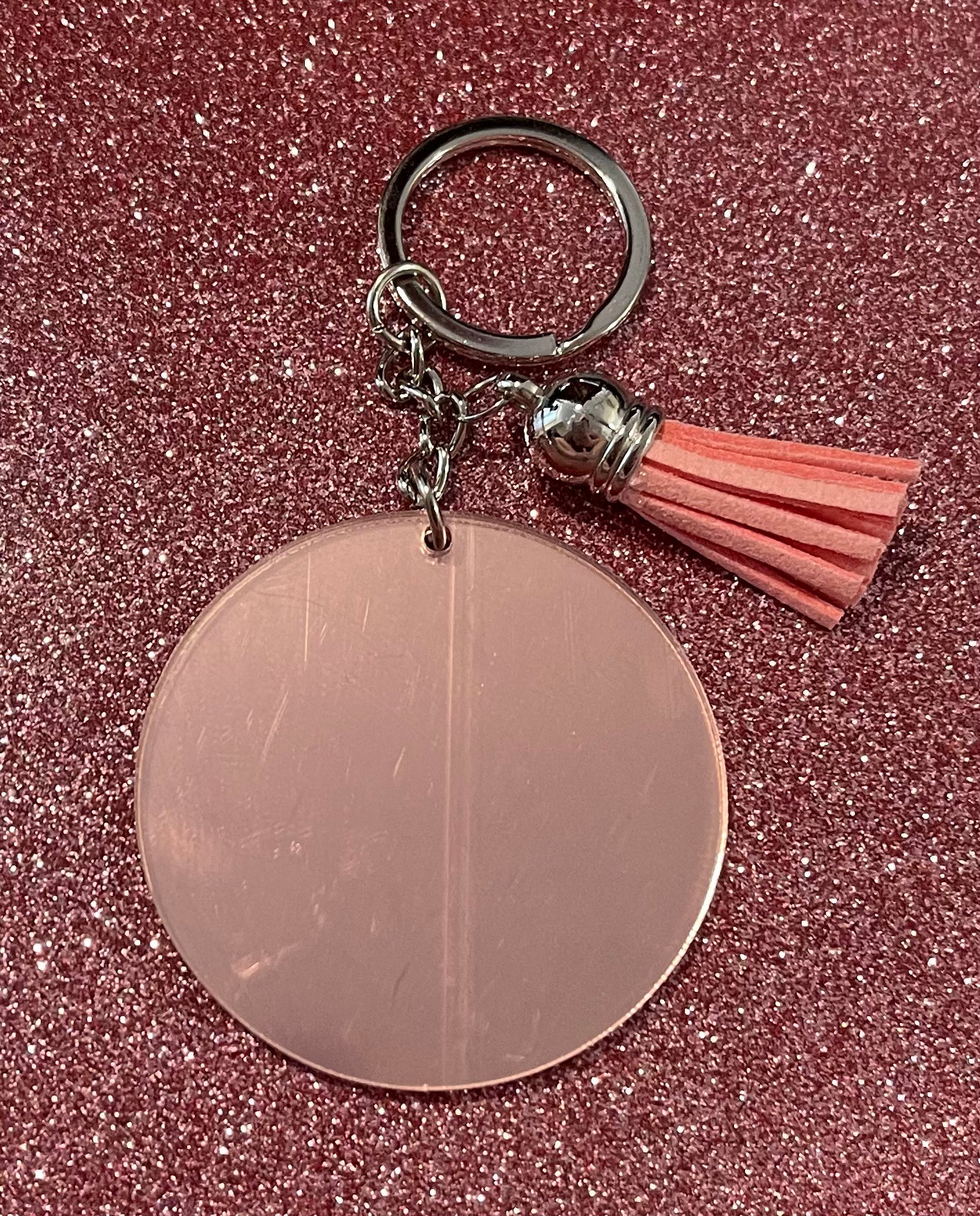 Acrylic customised keyring