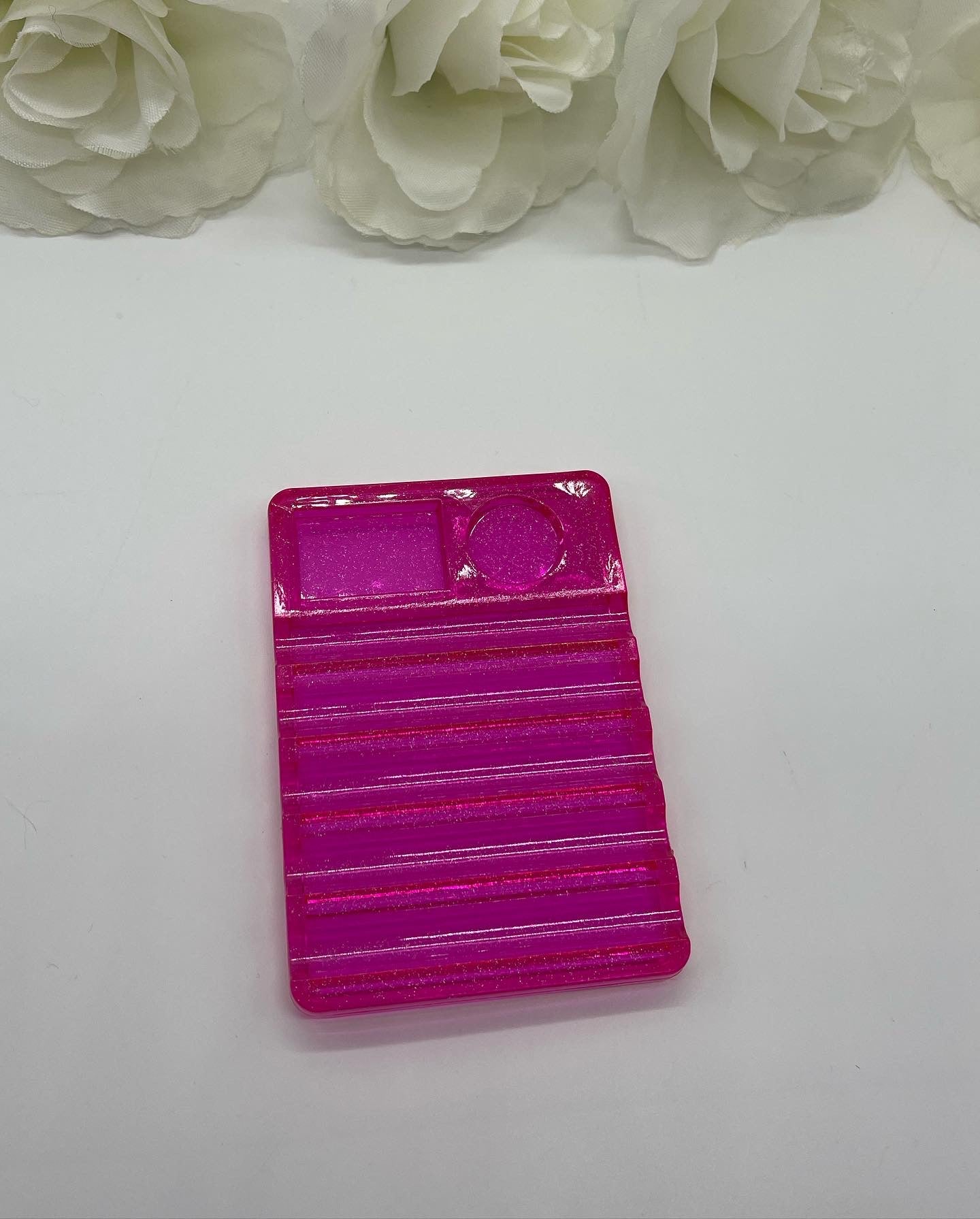 2 in 1 Nail art palette/brush rest